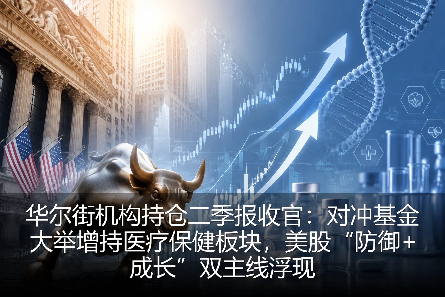 华尔街机构持仓二季报收官：对冲基金大举增持医疗保健板块，美股“防御+成长”双主线浮现